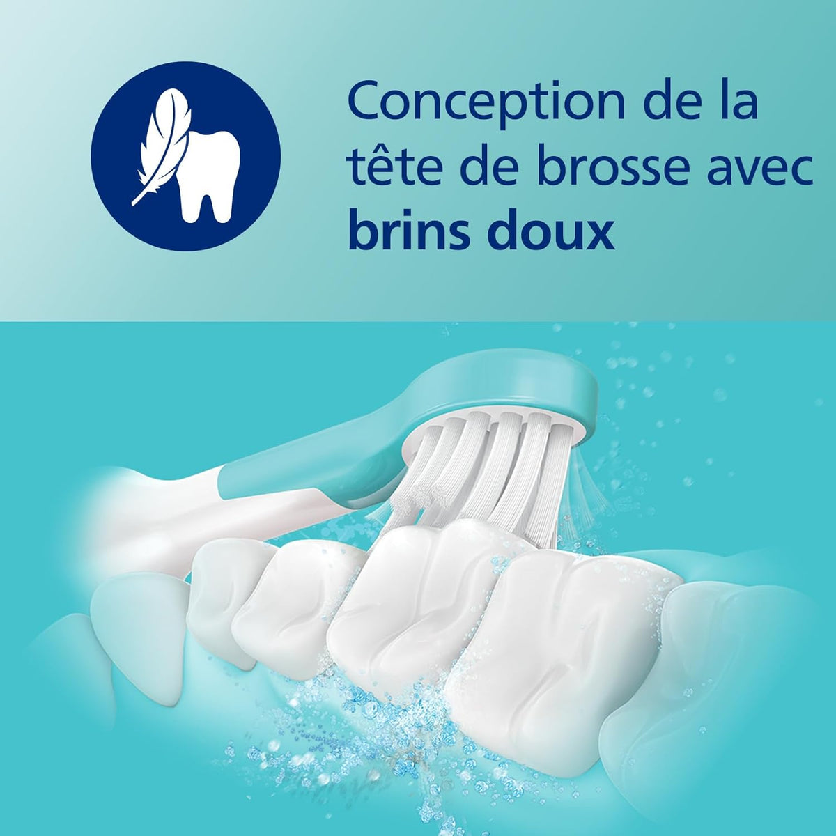 ifar.com Philips Sonicare for Kids brosse à dents électrique sonique pour enfant à partir de 3 ans brins doux