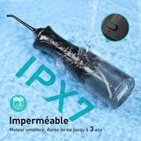 iFarh.com hydropulseur jet dentaire portable imperméable IPX7