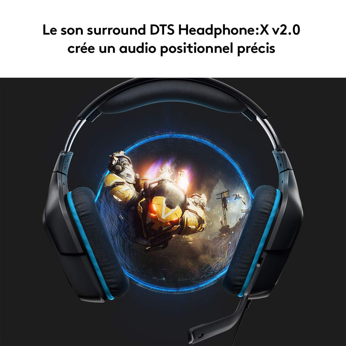 iFarh.com Logitech G432 casque filaire gamer  technologie surround DTS