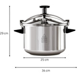 iFarh.com cocotte minute Seb 6L autocuiseur en inox tous feux dont induction fabriqué en France dimensions