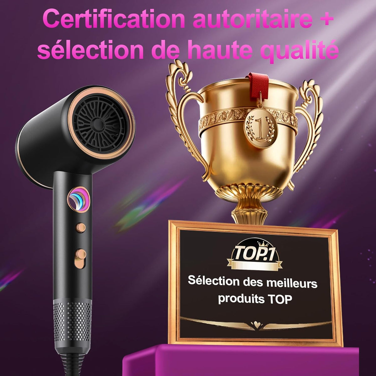 iFarh.com sèche cheveux ionique 
 professionnel 2400W